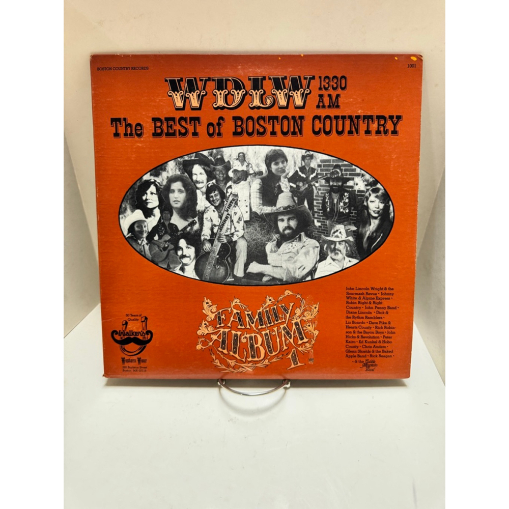 WDLW 1330 AM Vinyl Record Boston Country Records The Best of Boston Country LP